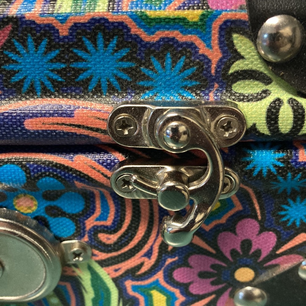 Painted skull box purse - Picture 8 of 12